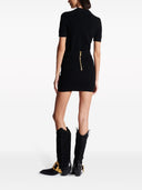 Balmain Buttoned Knitted Mini Skirt