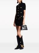 Balmain Buttoned Knitted Mini Skirt