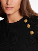 Balmain gebreide bijgesneden top