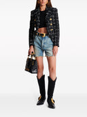 Balmain gebreide bijgesneden top