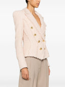 Balmain Double Breasted Tweed Blazer