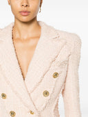 Balmain Double Breasted Tweed Blazer
