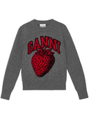 Ganni Wool Crewneck Jumper