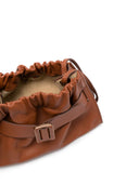 Boyy Square Scrunchy Soft Leather Crossbody Bag