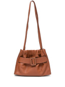 Boyy Square Scrunchy Soft Leather Crossbody Bag