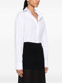 Alaia Cotton Shirt Bodysuit