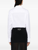 Alaia Cotton Shirt Bodysuit
