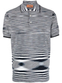 Missoni Tie Dye Print Cotton Polo Shirt