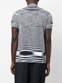 Missoni Tie Dye Print Cotton Polo Shirt