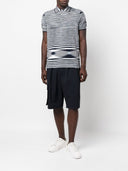 Missoni Tie Dye Print Cotton Polo Shirt