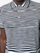 Missoni Tie Dye Print Cotton Polo Shirt
