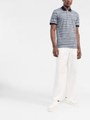 Missoni Tie Dye Print Cotton Polo Shirt