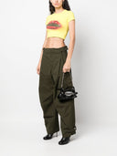 Borsa a tracolla in pelle gotica dsquared2