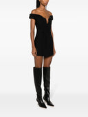 Mini vestido de estilo Mugler Corset