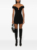 Mini vestido de estilo Mugler Corset