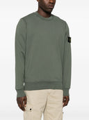 Stone Island Logo Cotton Sweatshirt