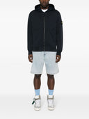 Stone Island Logo Cotton Hoodie