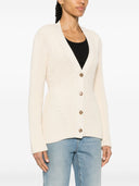 Zamknięte bawełniane bawełniane kardigan na szyję