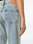 Sette jeans in denim a gamba larga