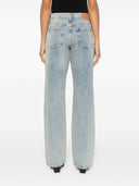 Sette jeans in denim a gamba larga