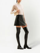 Courreges Re Edition Iconic Vinyl Mini Skirt