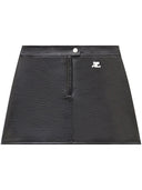 Courreges Re Edition Iconic Vinyl Mini Skirt