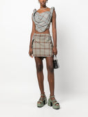 Vivienne Westwood Sweetheart Escote Corsé checado Top