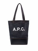 A.P.C. Axel Small Denim Tote Bag
