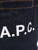 A.P.C. Axel Small Denim Tote Bag