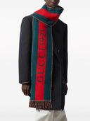 Gucci Cruise Web Motif Wool Scarf