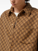 Gucci Cruise Gg Supreme Flannel Shirt Jacket