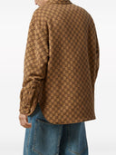 Gucci Cruise Gg Supreme Flannel Shirt Jacket