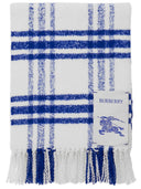 Burberry Check Motif Wool Scarf