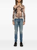 Purple Marke Pre Slim Denim Cotton Jeans