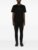 C.P. Maglietta di cotone del logo metropoli dell'azienda