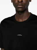 C.P. Maglietta di cotone del logo metropoli dell'azienda