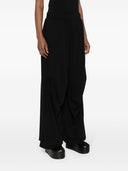 Mm6 Maison Margiela Wide Leg Cotton Trousers