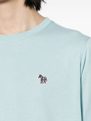 Ps By Paul Smith Zebra Logo Cotton T Shirt