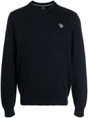 PS door Paul Smith Zebra Logo Organic Cotton Sweater