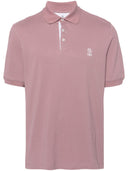 Brunello Cucinelli Logo Cotton Polo Shirt