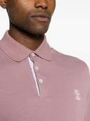 Brunello Cucinelli Logo Cotton Polo Shirt