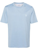 Brunello Cucinelli Logo Cotton T Shirt