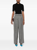 Tory Burch Logo Knitted Polo Shirt