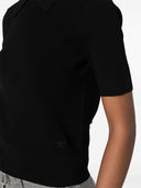 Tory Burch Logo Knitted Polo Shirt