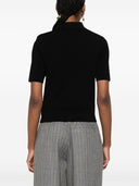 Tory Burch Logo Knitted Polo Shirt