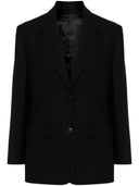 Prada Wolle Single Breasted Jacke
