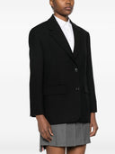 Prada Wolle Single Breasted Jacke