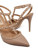 Valentino Garavani Rockstud Leder Slingback Pumps