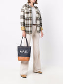 A.P.C. Axel Small Denim Tote Bag