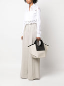 Hereu Cala Small Canvas And Leather Tote Bag